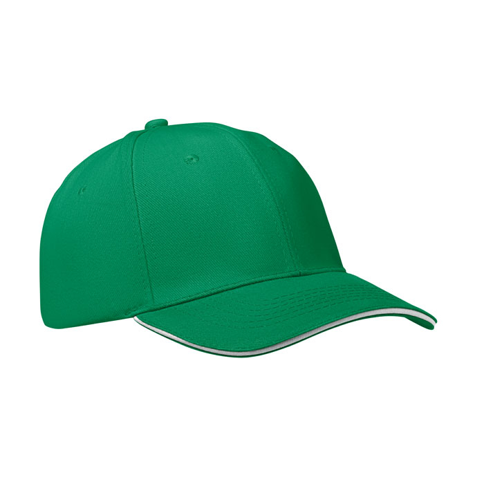 Casquette baseball 6 pans à personnaliser Buffalo vert prairie/blanc